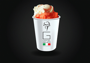 Design Emballage par Synthesis pour Casa Del Gelato | Design : #2849023