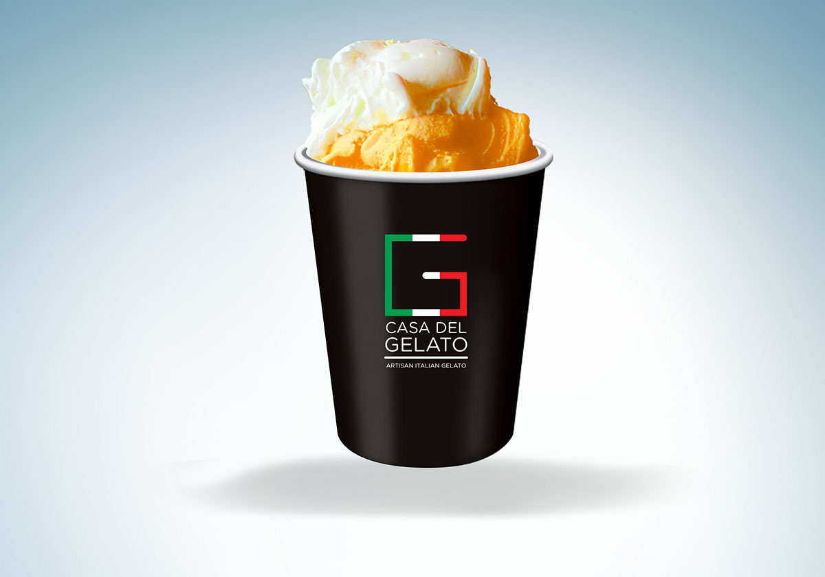 Design Emballage par Synthesis pour Casa Del Gelato | Design #2849183