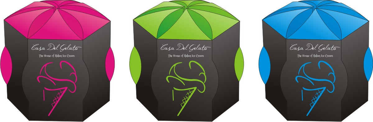 Packaging Design by Vicky Galmarini for Casa Del Gelato | Design #2822559