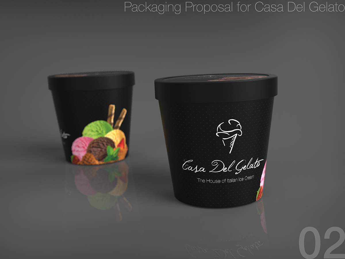 Packaging Design by veyis for Casa Del Gelato | Design #2839849