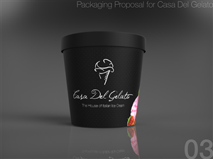 Verpackungs-Design von veyis für Casa Del Gelato | Design: #2839854