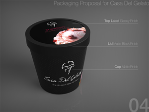 Verpackungs-Design von veyis für Casa Del Gelato | Design: #2839860