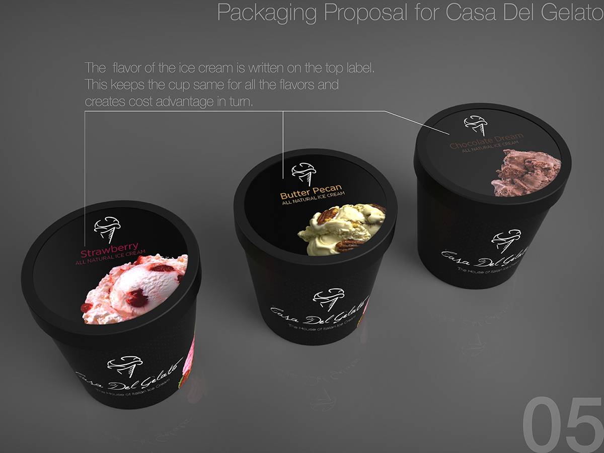 Packaging Design by veyis for Casa Del Gelato | Design #2839865