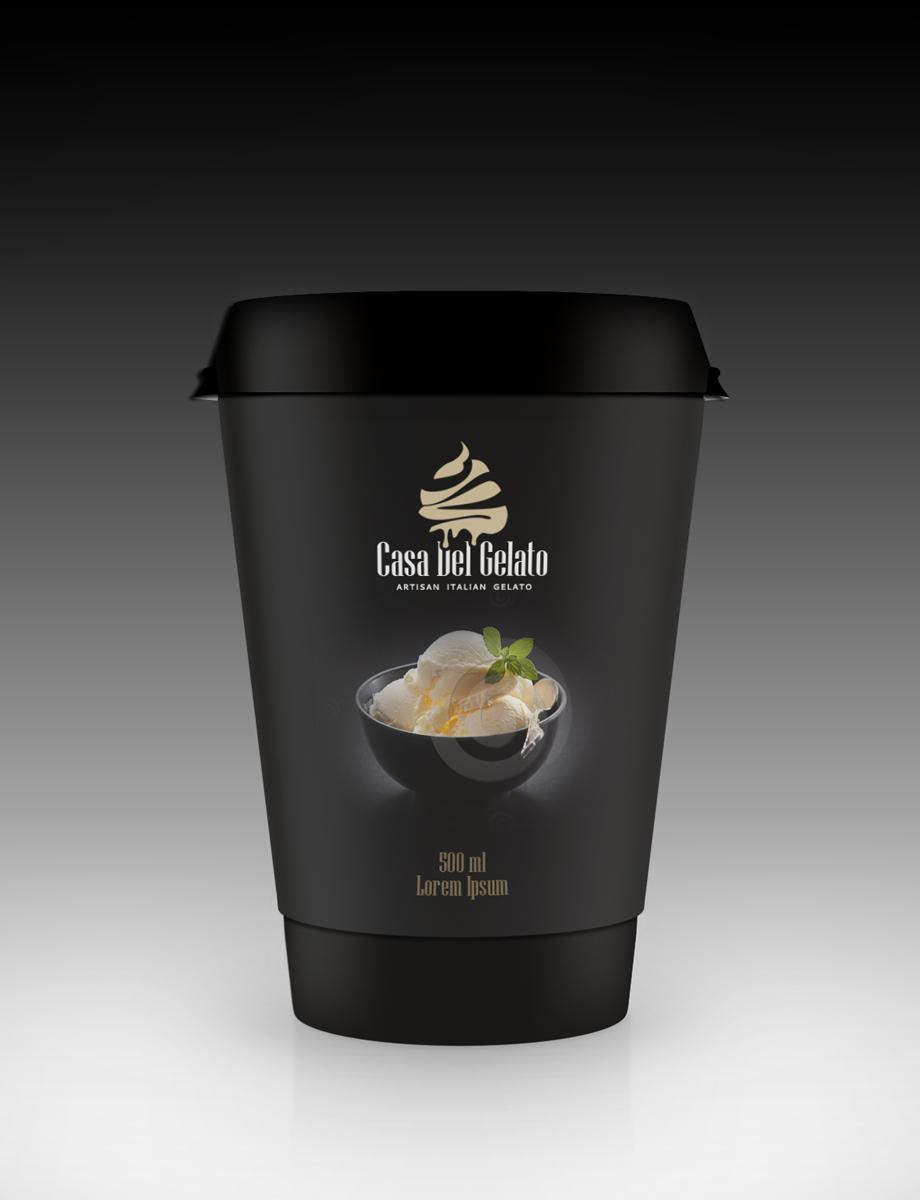 Packaging Design by Violeta Pironkova for Casa Del Gelato | Design #2812989