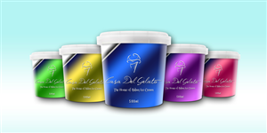 Verpackungs-Design von tarokun für Casa Del Gelato | Design: #2814396