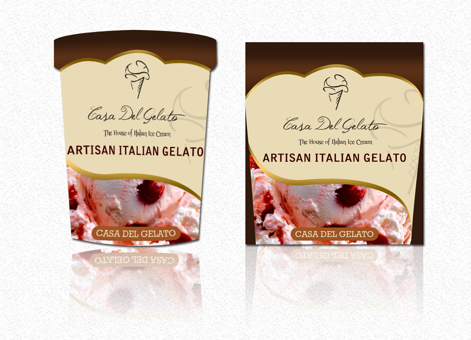 Packaging Design by ESolz Technologies for Casa Del Gelato | Design #2855233