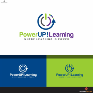 PowerUP! Learning....Where Learning is Power. | Logo Design by Graphic Bricks