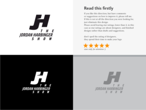 JH or The Jordan Harbinger Show or Jordan Harbinger | Diseño de Logo por Atvento Graphics