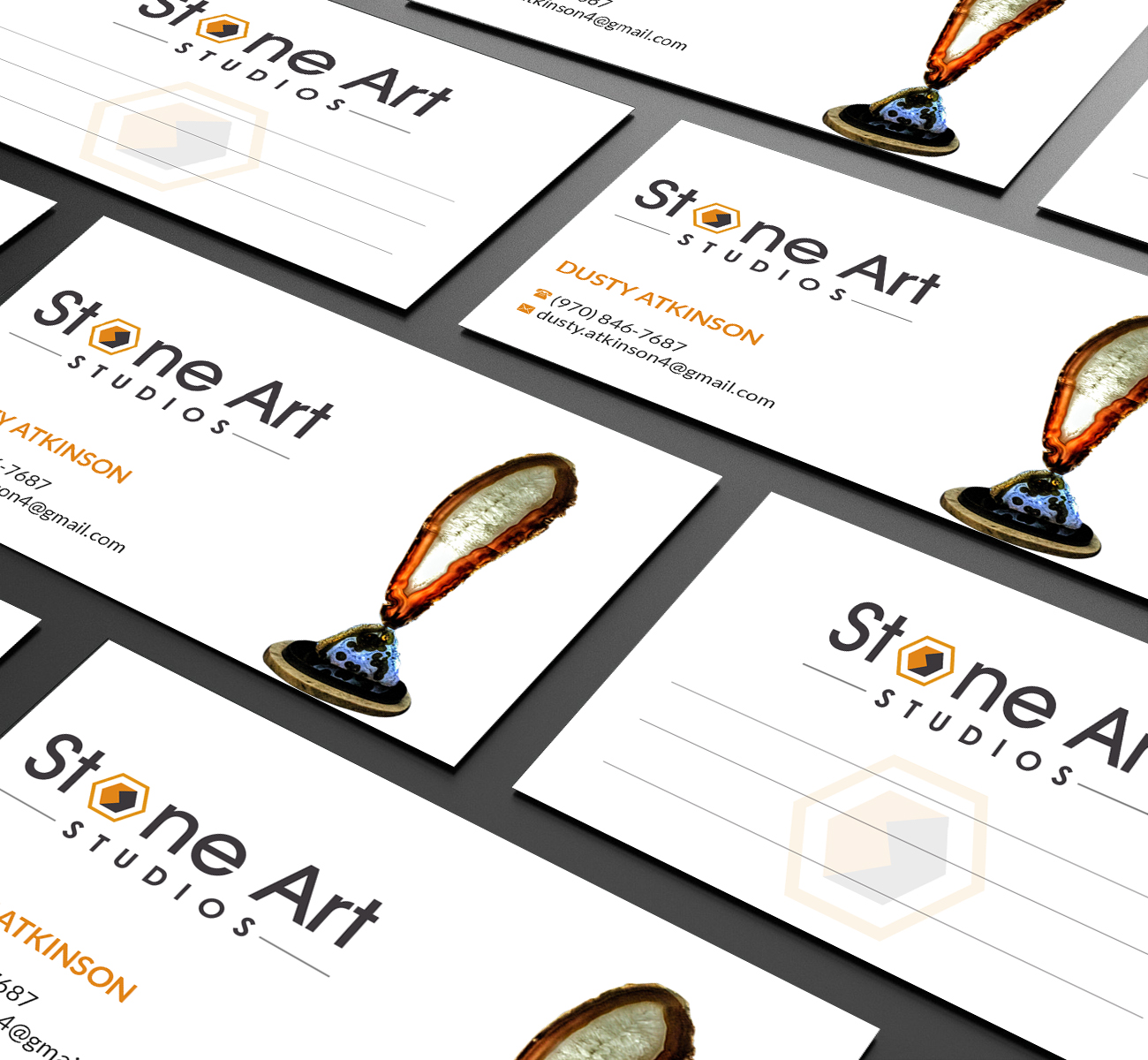 Business Card Design by Creations Box 2015 for The Geode Guys | Design #18482182