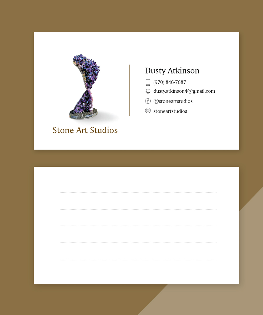 Business Card Design by Agora for The Geode Guys | Design #18664837