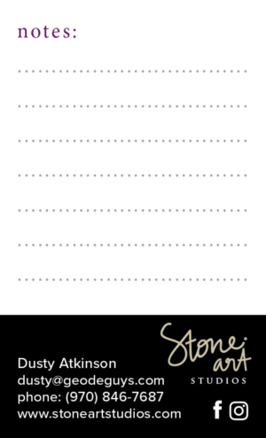 Business Card Design by noviestephens for The Geode Guys | Design: #18670486