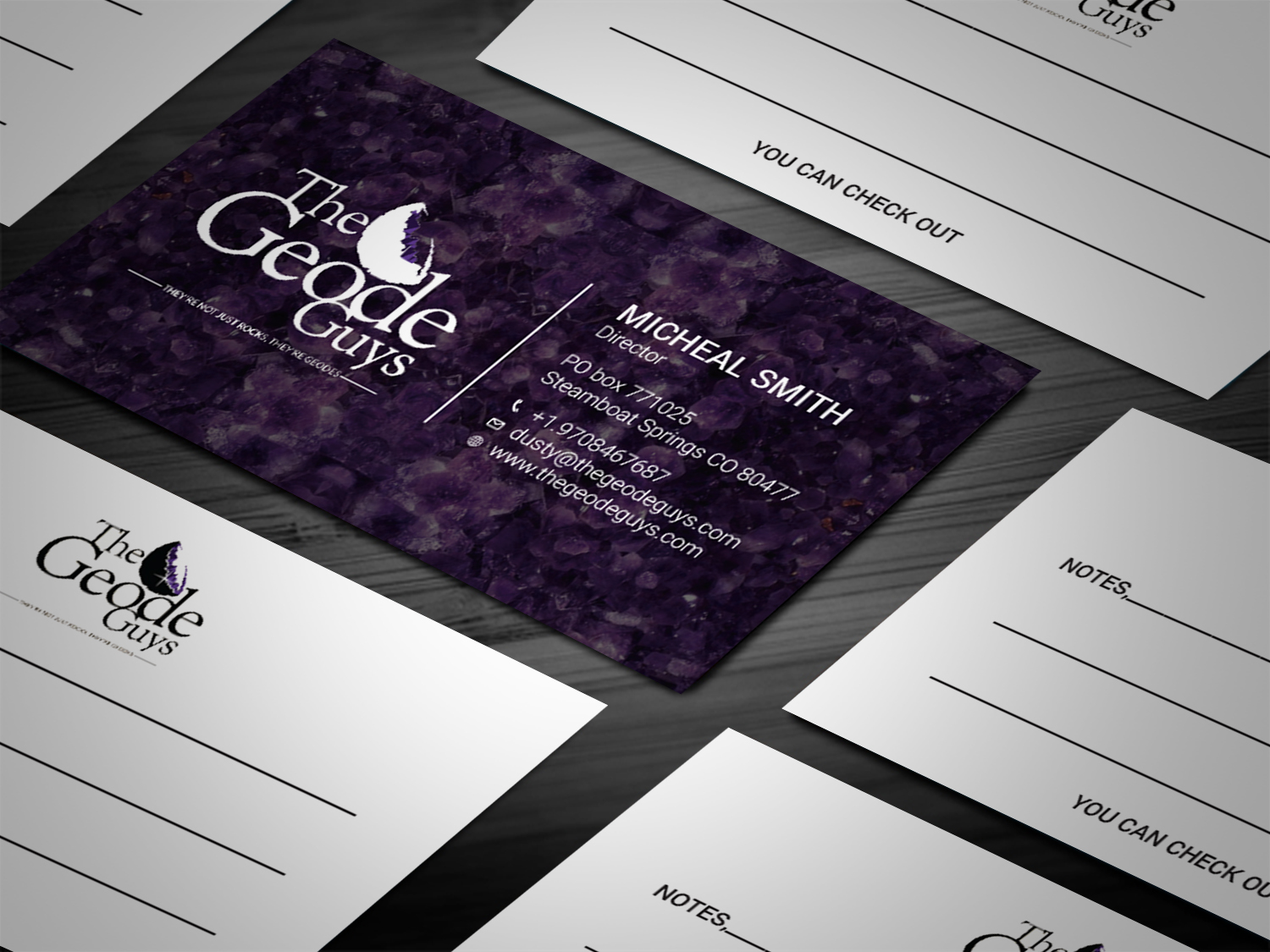 Business Card Design by Tripti Ranjan Gain for The Geode Guys | Design #18605471