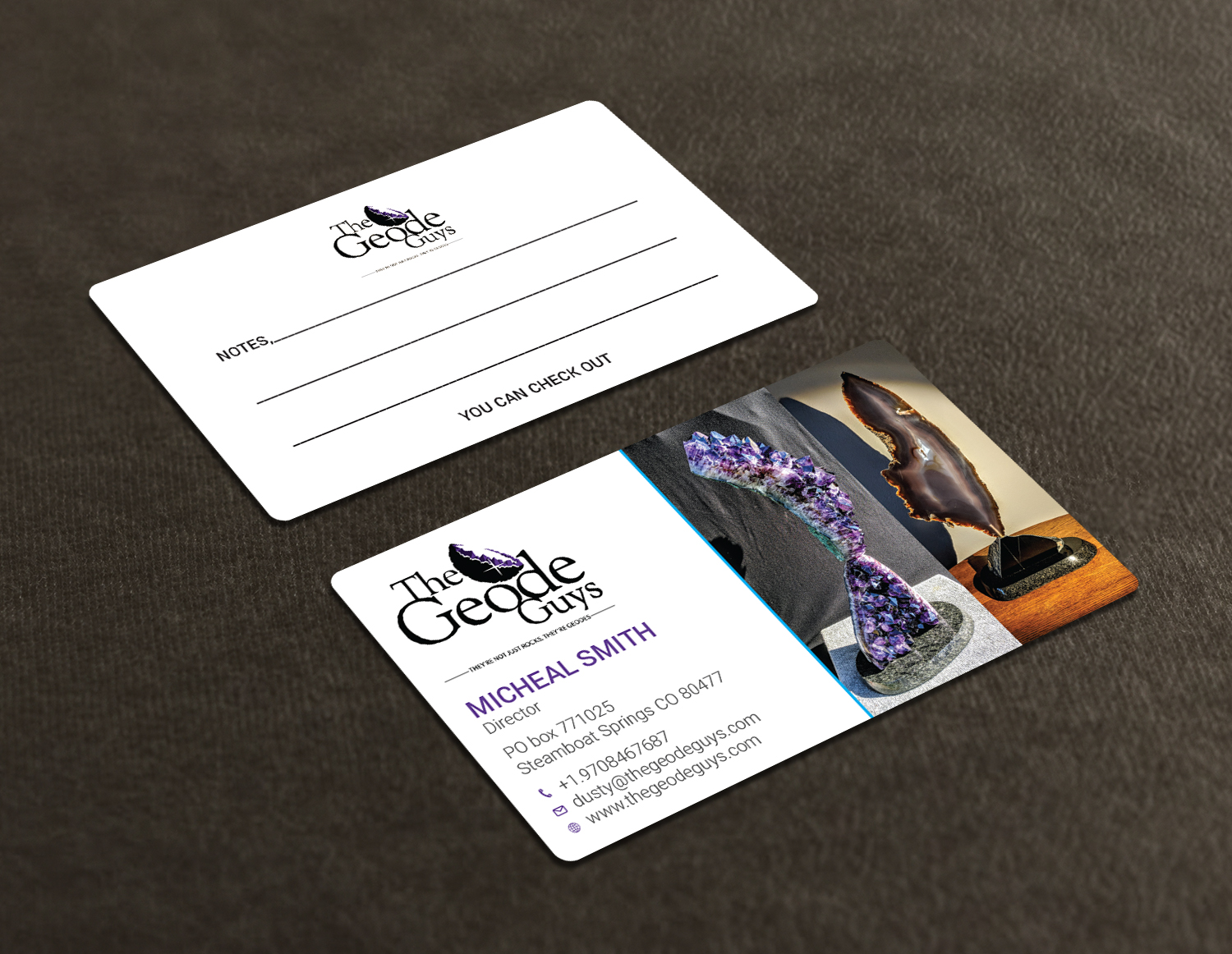 Business Card Design by Tripti Ranjan Gain for The Geode Guys | Design #18605473