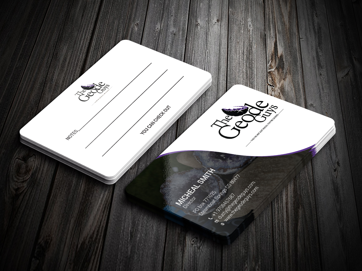 Business Card Design by Tripti Ranjan Gain for The Geode Guys | Design #18605475