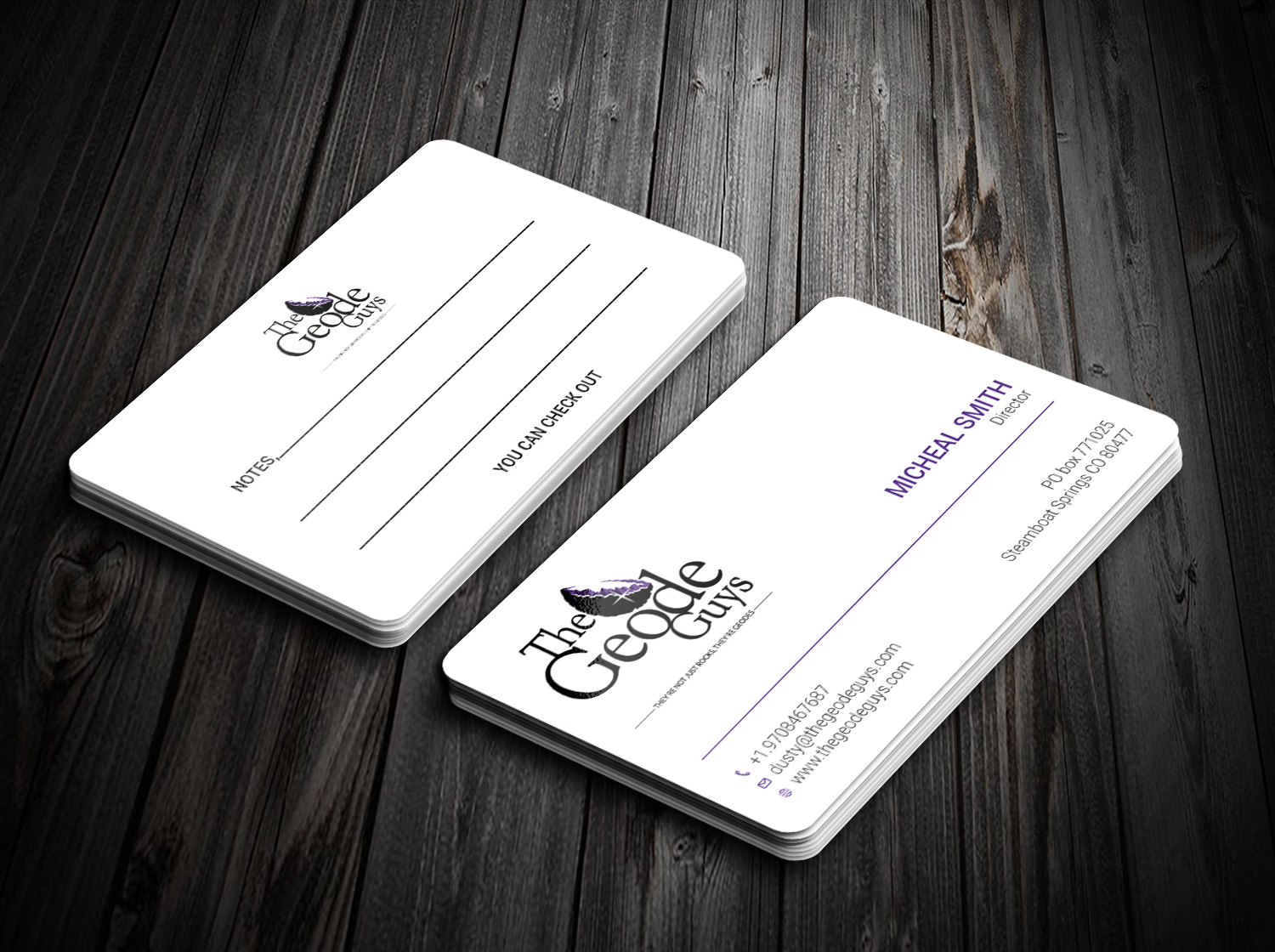 Business Card Design by Tripti Ranjan Gain for The Geode Guys | Design #18605476