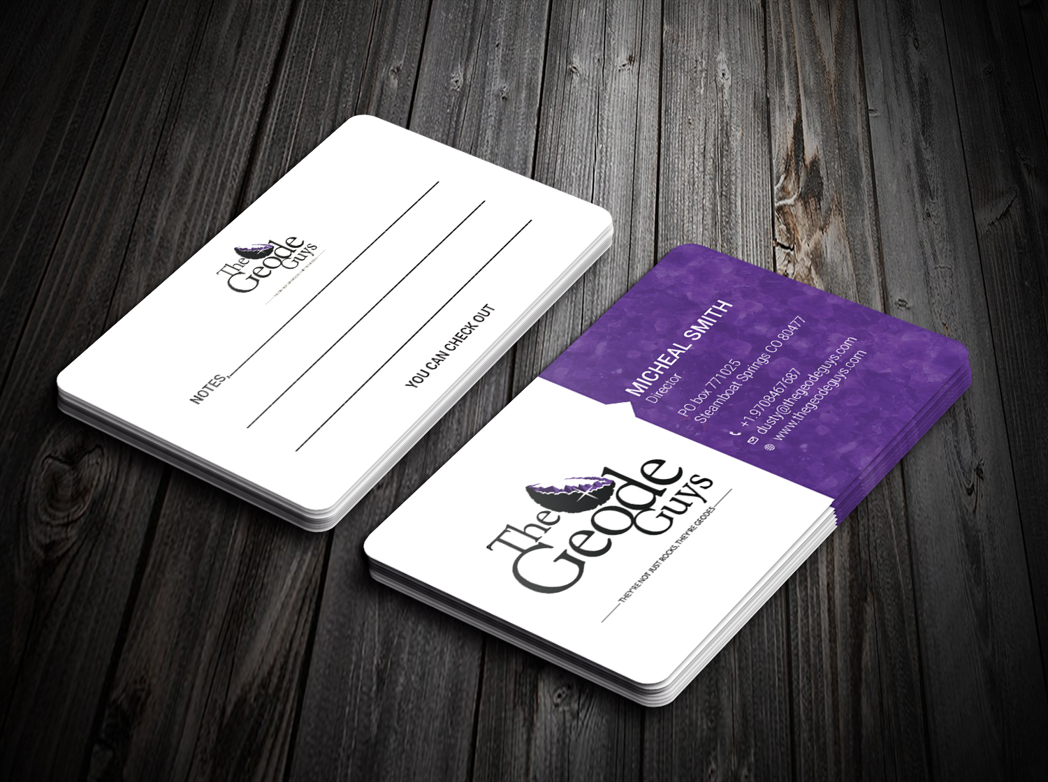 Business Card Design by Tripti Ranjan Gain for The Geode Guys | Design #18605482