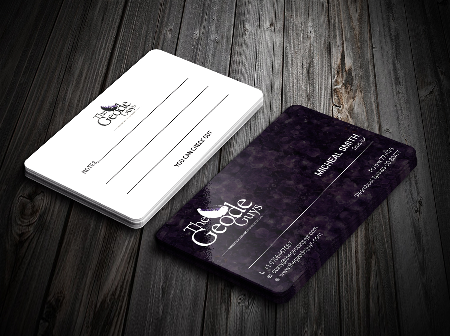 Business Card Design by Tripti Ranjan Gain for The Geode Guys | Design #18605483