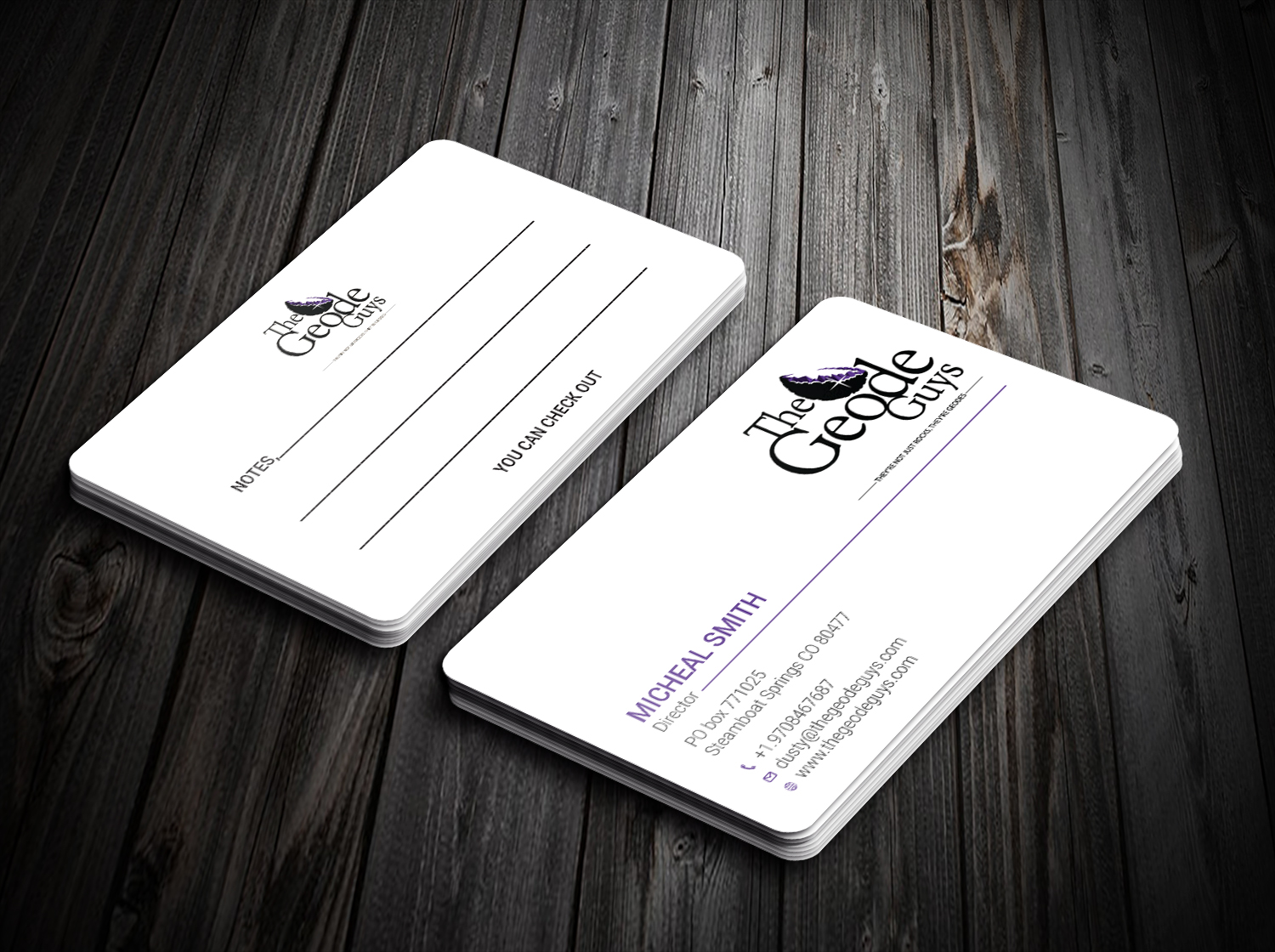Business Card Design by Tripti Ranjan Gain for The Geode Guys | Design #18605484