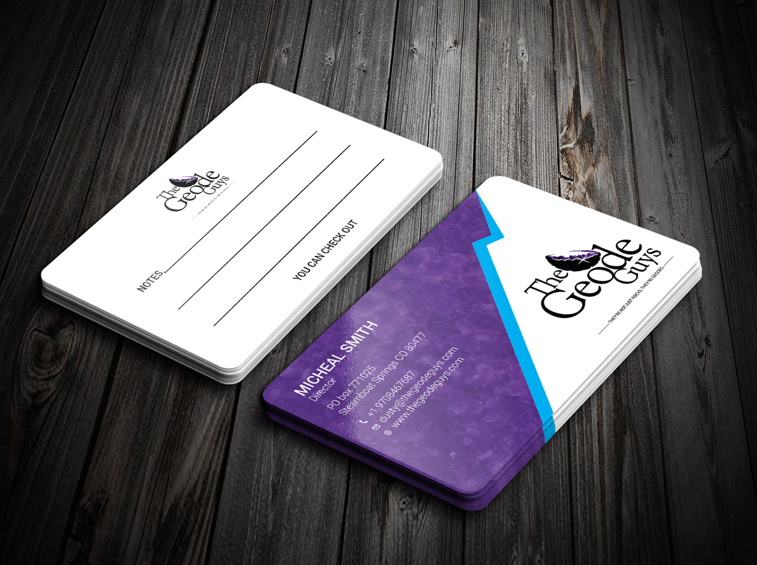 Business Card Design by Tripti Ranjan Gain for The Geode Guys | Design #18605486
