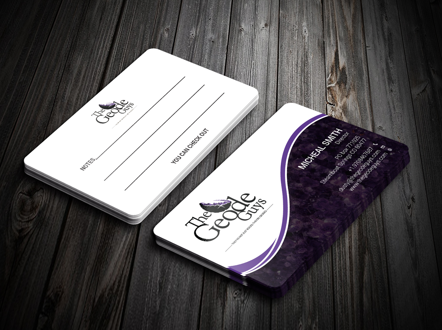 Business Card Design by Tripti Ranjan Gain for The Geode Guys | Design #18605487