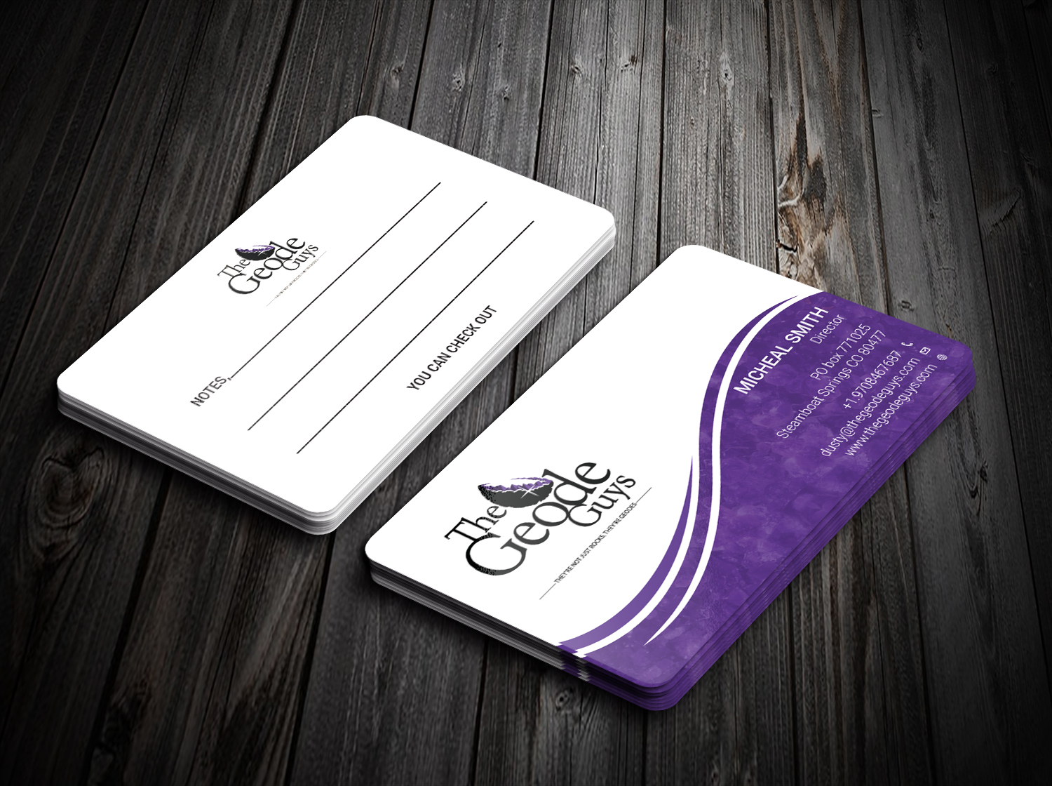Business Card Design by Tripti Ranjan Gain for The Geode Guys | Design #18605494
