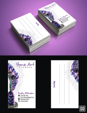 Stone Art Studios business card design- Fine Art sculpture business (Contract guaranteed) | Design de Carte de Visite par D'Mono