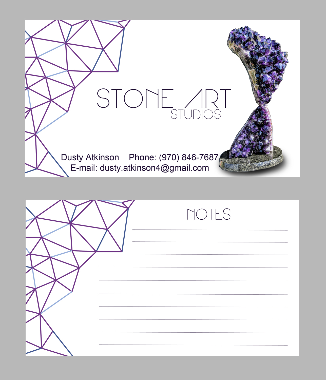Business Card Design by Melissa 11 for The Geode Guys | Design #18619338