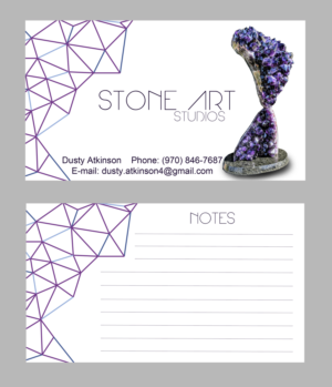 Stone Art Studios business card design- Fine Art sculpture business (Contract guaranteed) | Design de Carte de Visite par Melissa 11