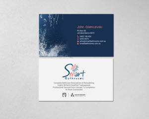 Business Card Design by chandrayaan.creative for Smart Bathrooms | Design: #18479725