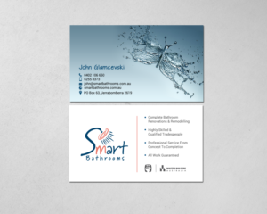 Business Card Design by chandrayaan.creative for Smart Bathrooms | Design: #18479960