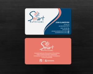 Business Card Design by chandrayaan.creative for Smart Bathrooms | Design: #18480033