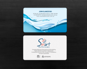 Business Card Design by chandrayaan.creative for Smart Bathrooms | Design: #18480035