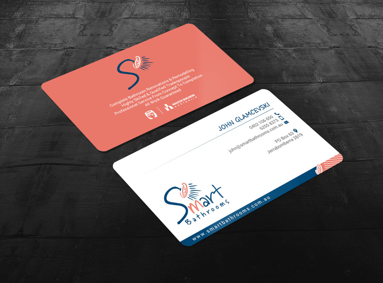 Business Card Design by chandrayaan.creative for Smart Bathrooms | Design #18546393