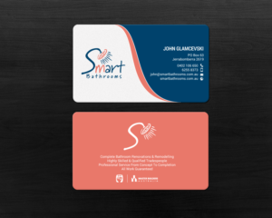 Business Card Design by chandrayaan.creative for Smart Bathrooms | Design: #18546537
