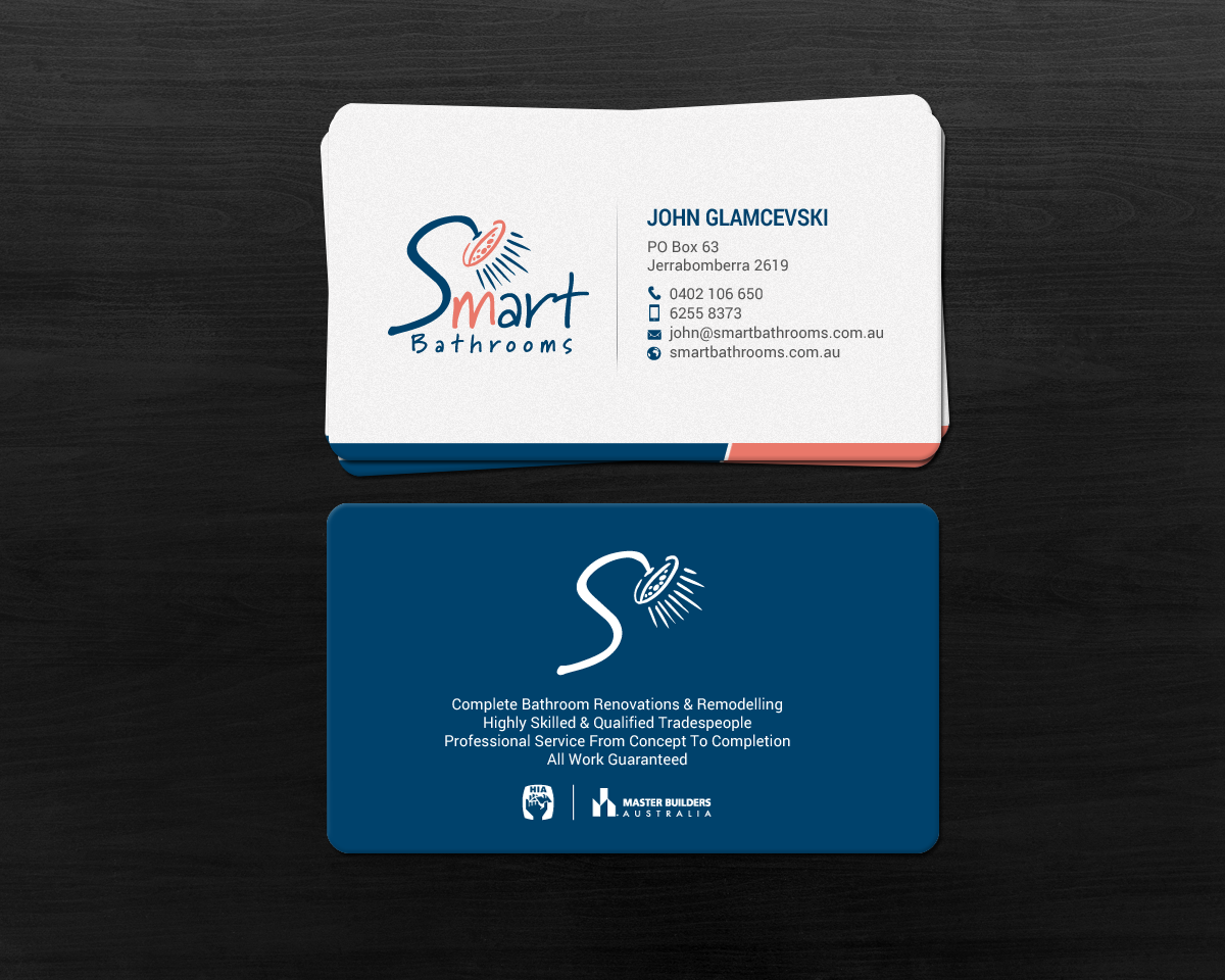 Business Card Design by chandrayaan.creative for Smart Bathrooms | Design #18546539