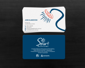 Business Card Design by chandrayaan.creative for Smart Bathrooms | Design: #18546542