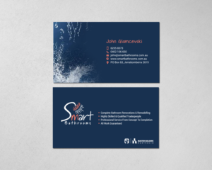 Business Card Design by chandrayaan.creative for Smart Bathrooms | Design: #18556932
