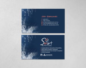 Business Card Design by chandrayaan.creative for Smart Bathrooms | Design: #18556933