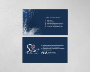 Business Card Design by chandrayaan.creative for Smart Bathrooms | Design: #18585809