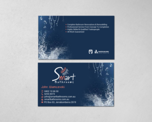 Business Card Design by chandrayaan.creative for Smart Bathrooms | Design: #18595179