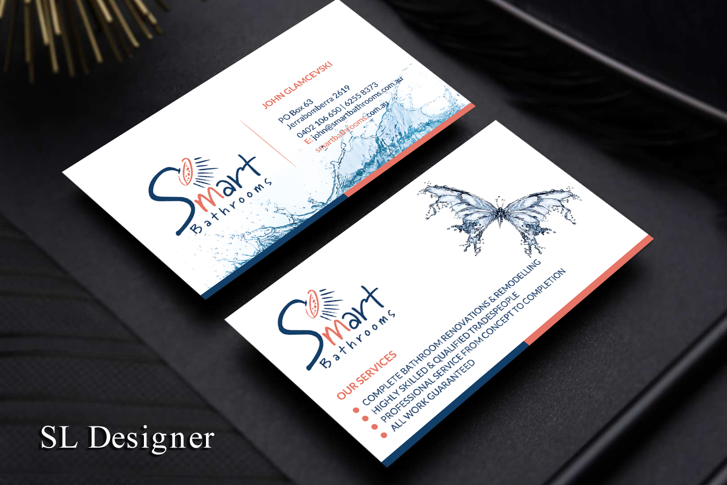 Design de Carte de Visite par SL Designer pour Smart Bathrooms | Design #18476836
