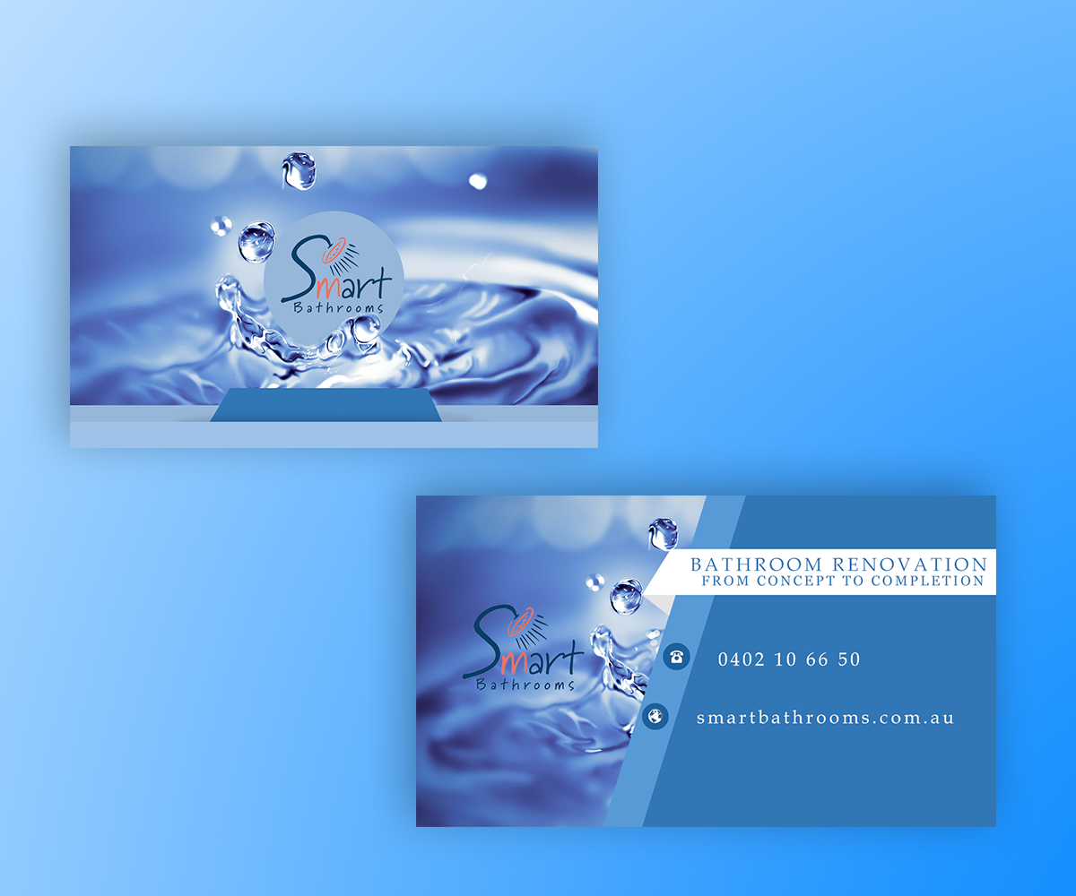 Diseño de Tarjeta de Presentación por ganang27 para Smart Bathrooms | Diseño #18476995