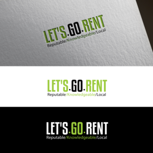 Company name:  LET'S GO RENT    tag line:  Reputable/Knowledgeable/Local | Logo Design by sankar999