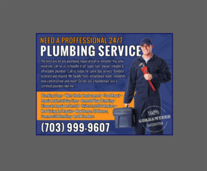 Flyer Design by Alexandar for Plumbing Pros | Design: #18613254