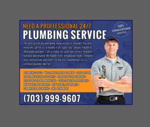 Flyer Design by Alexandar for Plumbing Pros | Design: #18613820