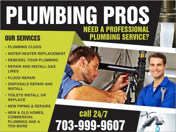 Flyer Design by DezineSolution for Plumbing Pros | Design #18615343