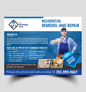 Plumbing Service Flyer Needed For Craigslist | Flyer-Design von ecorokerz