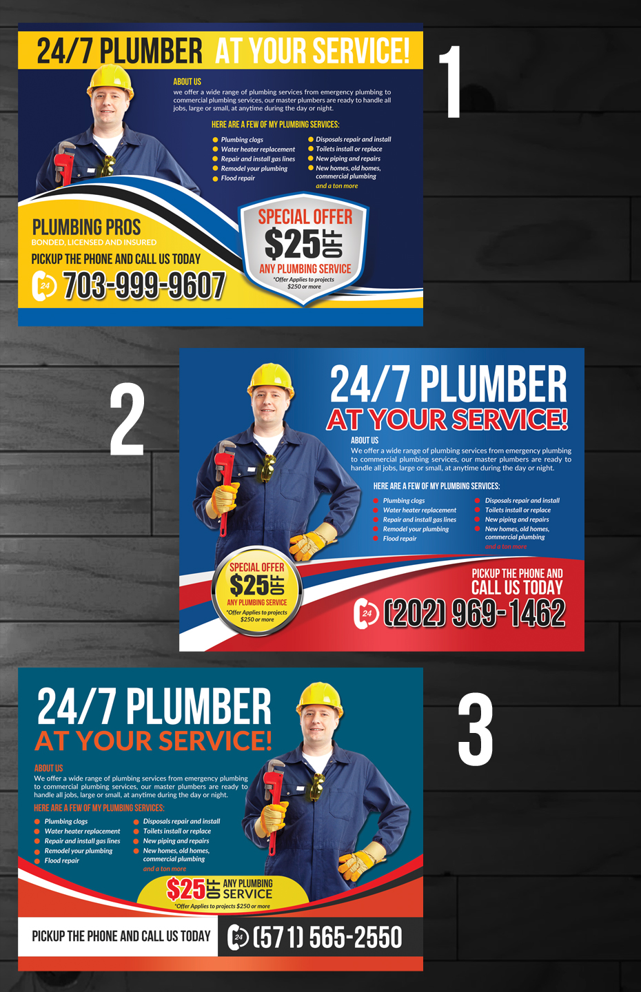 Flyer Design by innovative earth for Plumbing Pros | Design #18648111