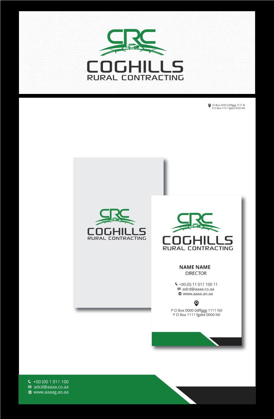 Logo Design by zebronicgraphic for Coghills Rural Contracting | Design #18503378