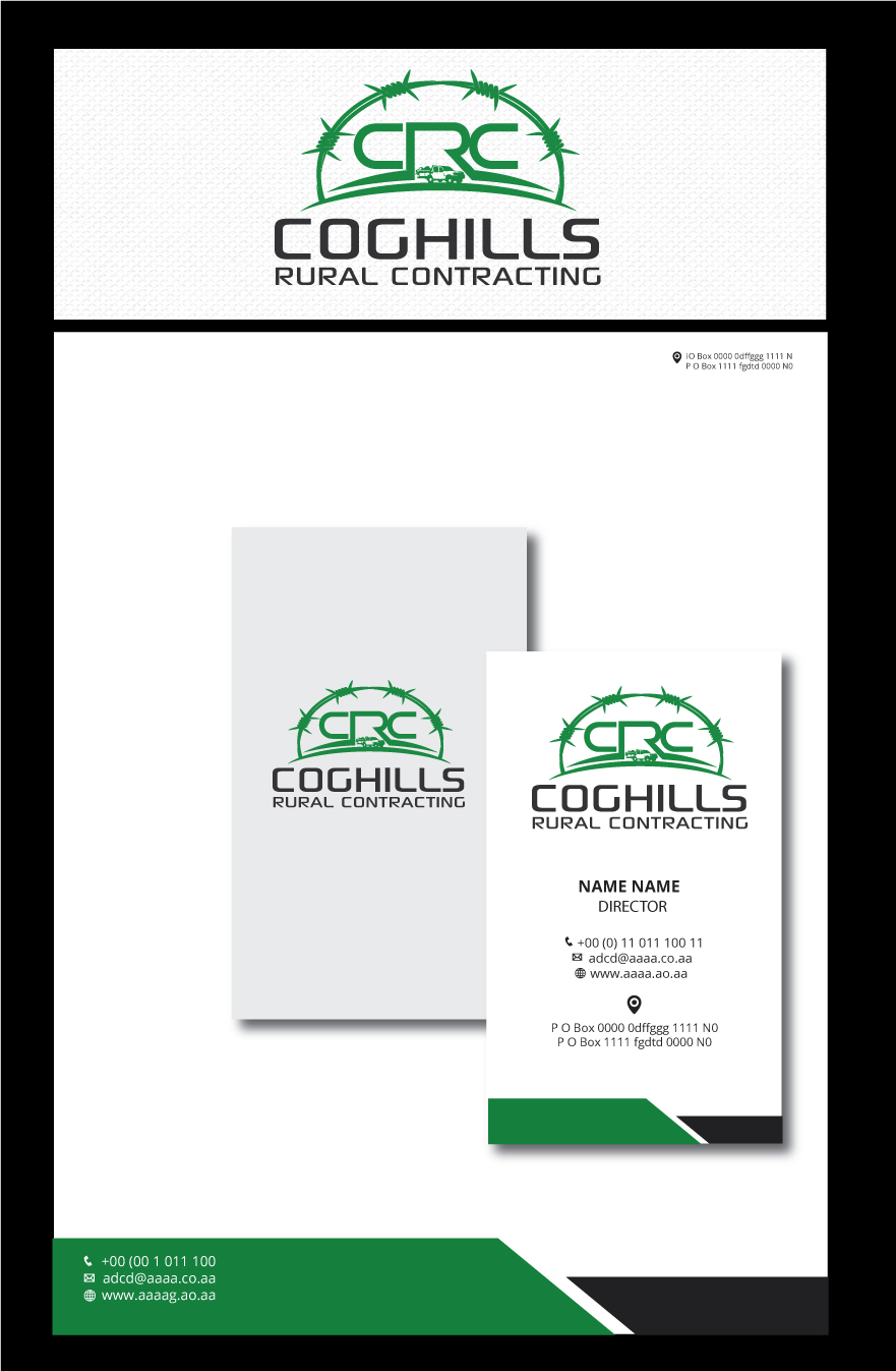 Logo Design by zebronicgraphic for Coghills Rural Contracting | Design #18503868